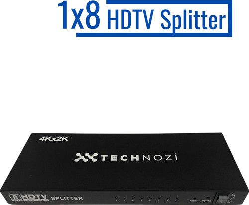 8 Port Hdmi Çoklayıcı Splitter Switch Çoğaltıcı Çoklu Ekran