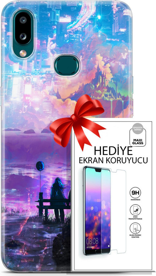 Samsung Galaxy A10S Kılıf Orijinal Seri Neo 25 Spider Man Miles Soyulmayan Kılıf + Ekran Koruyucu Fu