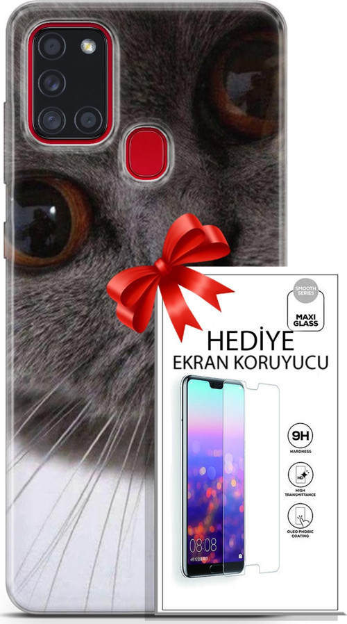 Samsung Galaxy A21S Kılıf Orijinal Seri Scotish-British 11 Pov British 4K Baskılı Kılıf + Ekran Koruyucu