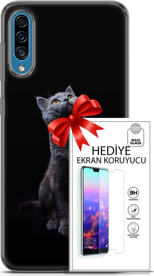 Samsung Galaxy A30S Kılıf Orijinal Seri Scotish-British 21 British Shorthair Portre Darbe Önleyici K