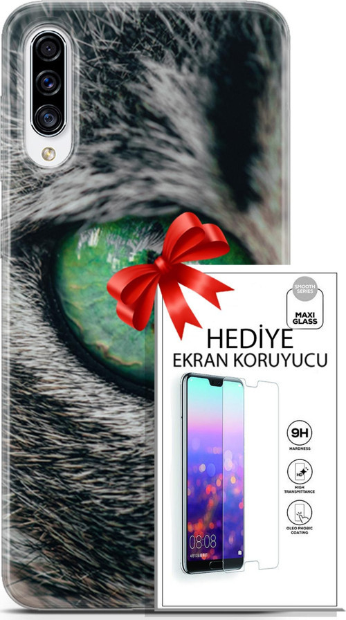 Samsung Galaxy A70S Kılıf Orijinal Seri Scotish-British 28 Göz Detay İz Bırakmayan Kılıf + Ön Ekran Koruyucu