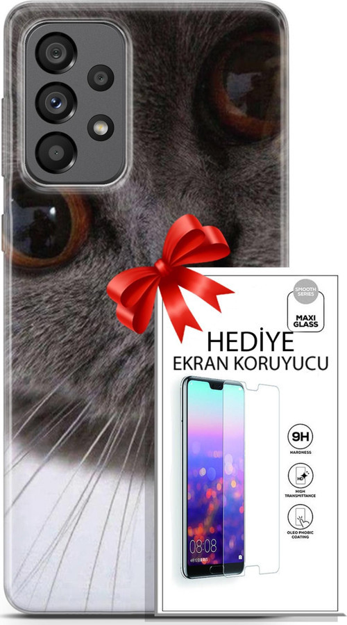 Samsung Galaxy A73 5G Kılıf Orijinal Seri Scotish-British 11 Pov British 4K Baskılı Kılıf + Ekran Koruyucu