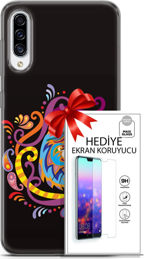Samsung Galaxy A70S Kılıf Orijinal Seri Scotish-British 02 Yerel Kedi Kapak Ve Ekran Koruyucu