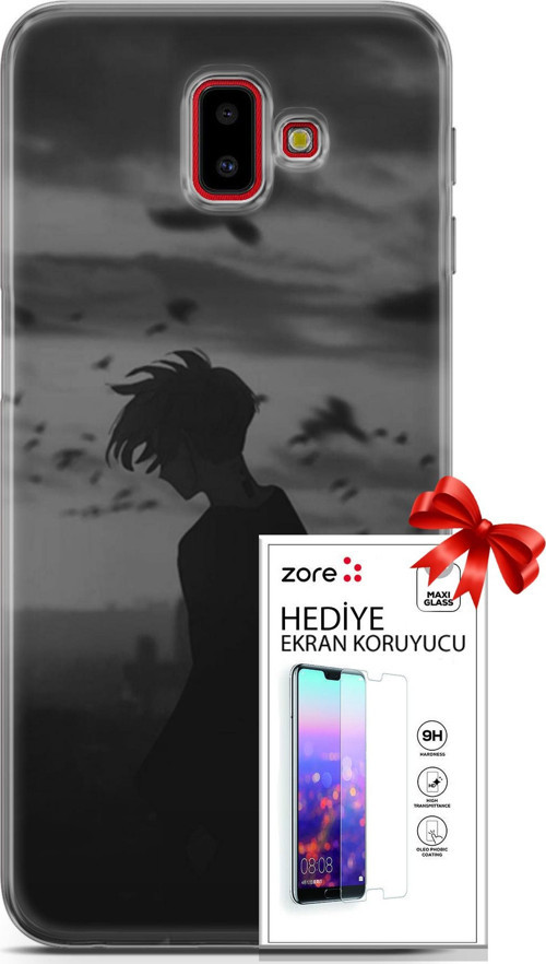 Samsung Galaxy J6 Plus Kılıf Orijinal Seri Supers 26 Gambar Anime Soft Kapak + Ekran Koruyucu