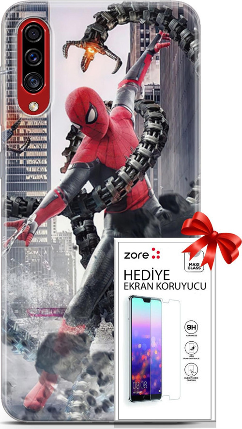 Samsung Galaxy A50S Kılıf Orijinal Seri Supers 25 No Way Home Soyulmayan Kılıf + Ekran Koruyucu Full