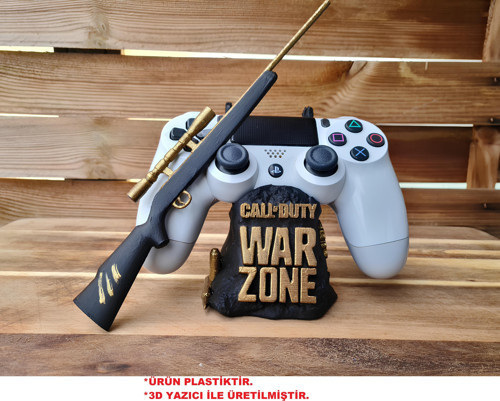 Call Of Duty War Zone Tasarım Dekoratif Joystick Standı Kol Tutucu
