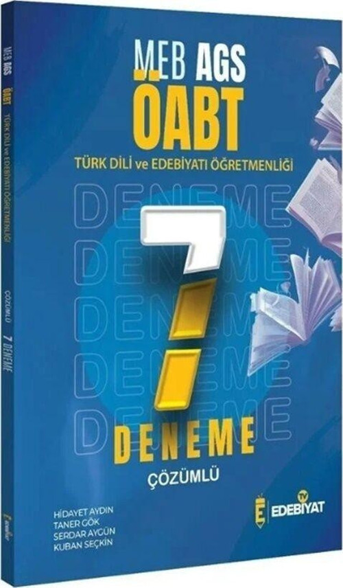 MEB AGS ÖABT Türk Dili Edebiyatı Öğretmenliği 7 Deneme Edebiyat TV