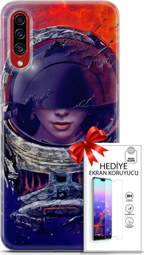 Samsung Galaxy A50S Kılıf Orijinal Seri Algorand 17 Astrolojika Yumuşak Kılıf + Ekran Koruyucu
