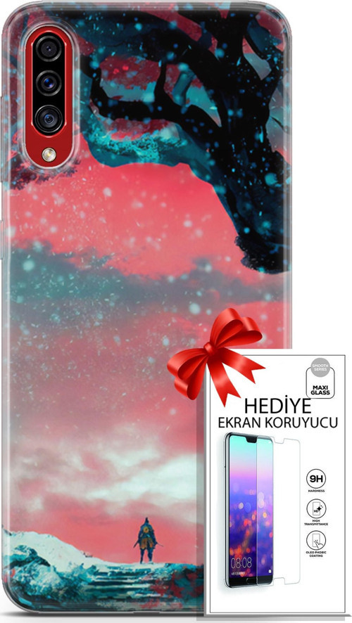 Samsung Galaxy A50S Kılıf Orijinal Seri Algorand 23 Şövalye Telefon Kabı Ve Ekran Koruyucu