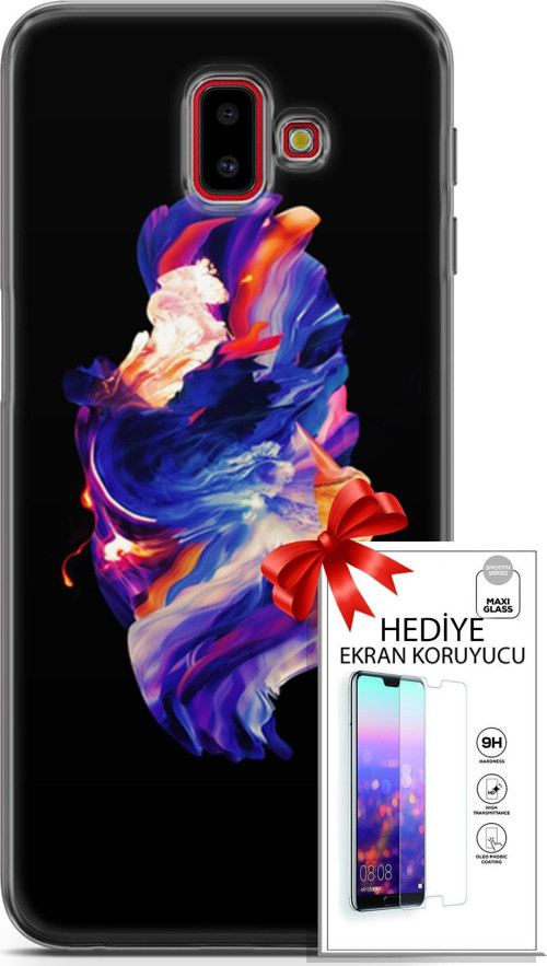 Samsung Galaxy J6 Plus Kılıf Orijinal Seri Cardano 12 Wallpapaer Tasarım Kılıf + Ekran Koruyucu