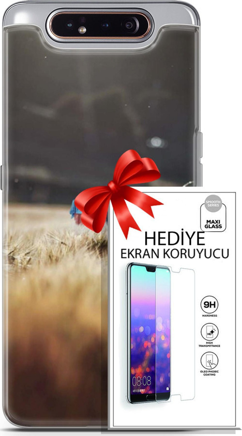 Samsung Galaxy A80 Kılıf Orijinal Seri Pubg 03 Ana Karakter Arka Kapak + Ekran Koruyucu