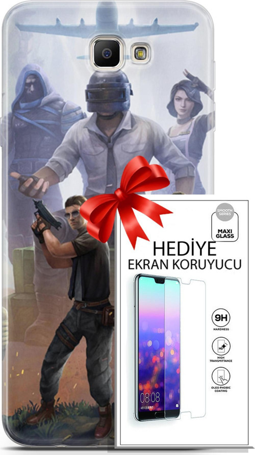 Samsung Galaxy J7 Prime Kılıf Orijinal Seri Pubg 09 Carlo Uv Kılıf Ve Ekran Koruyucu