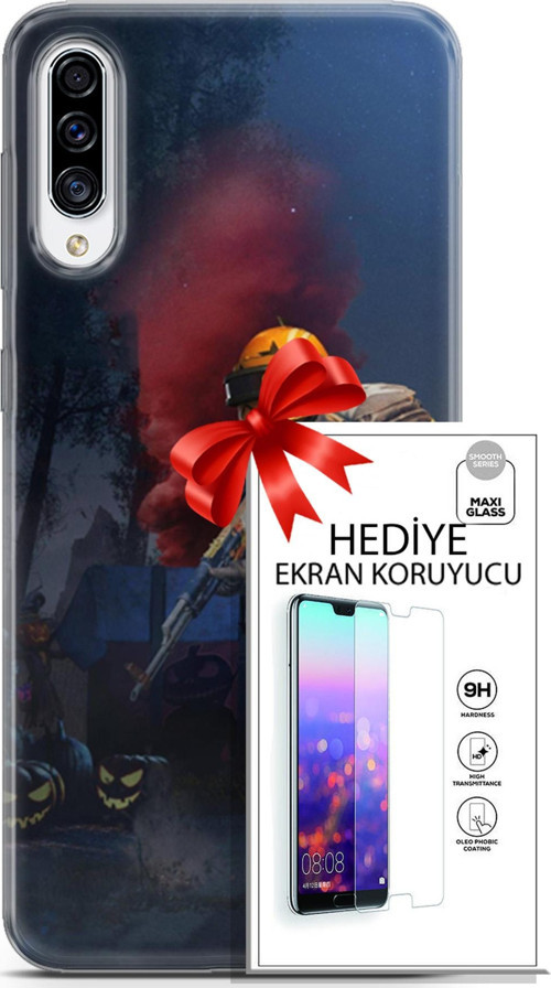 Samsung Galaxy A70S Kılıf Orijinal Seri Pubg 25 Çatışma Soyulmayan Kılıf + Ekran Koruyucu Full Koruma