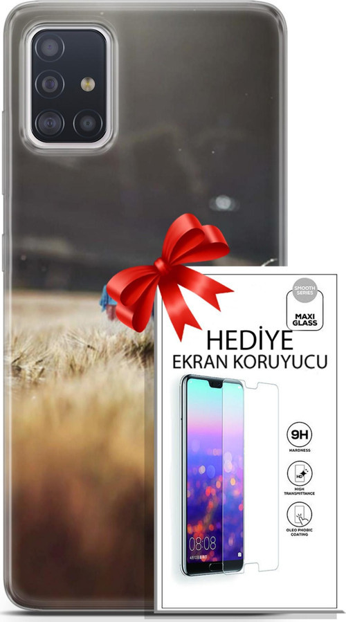 Samsung Galaxy A71 Kılıf Orijinal Seri Pubg 03 Ana Karakter Arka Kapak + Ekran Koruyucu