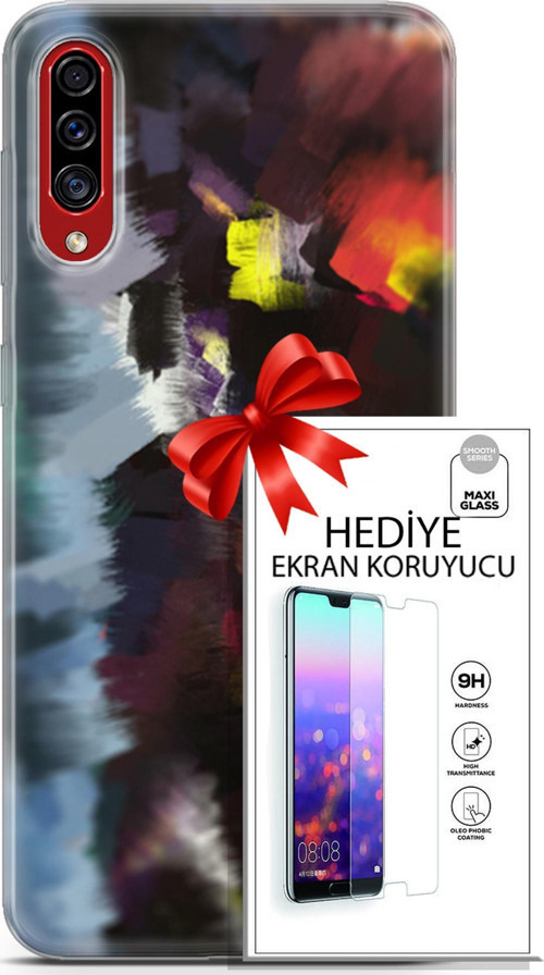 Samsung Galaxy A50S Kılıf Orijinal Seri Nature 19 Çok Renkli Tam Koruma Kılıf + Ekran Koruyucu
