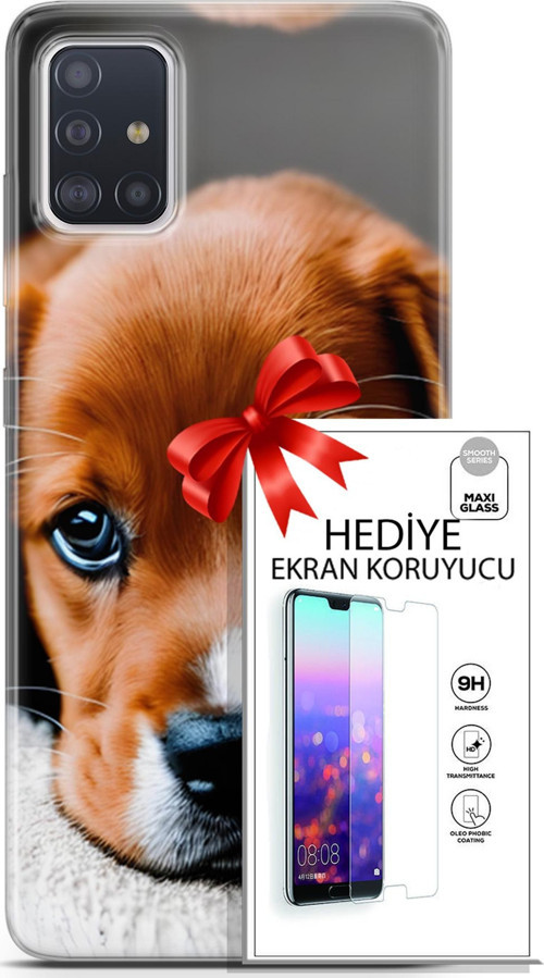 Samsung Galaxy A71 Kılıf Orijinal Seri Dogs 09 Beagle Uv Kılıf Ve Ekran Koruyucu