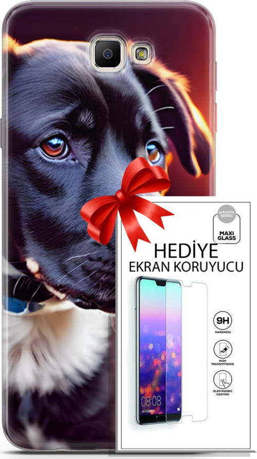 Samsung Galaxy J7 Prime Kılıf Orijinal Seri Dogs 27 Rostov Lazer Kesim Silikon Ekran Koruyucu