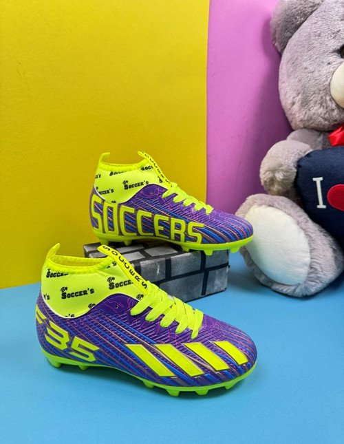 Erkek Çocuk Halısaha Kranpon Çoraplı Çivili Futbol Spor Ayakkabısı F35KR