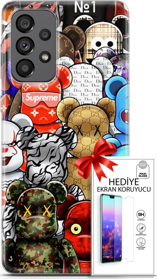 Samsung Galaxy A73 5G Kılıf Orijinal Seri Bounce 13 Louisa Burke Case Kapak Ekran Koruyucu