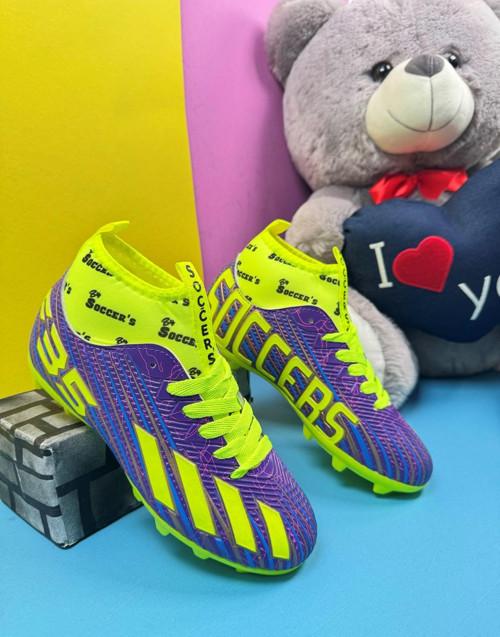 Erkek Çocuk Halısaha Kranpon Çoraplı Çivili Futbol Spor Ayakkabısı F35KR