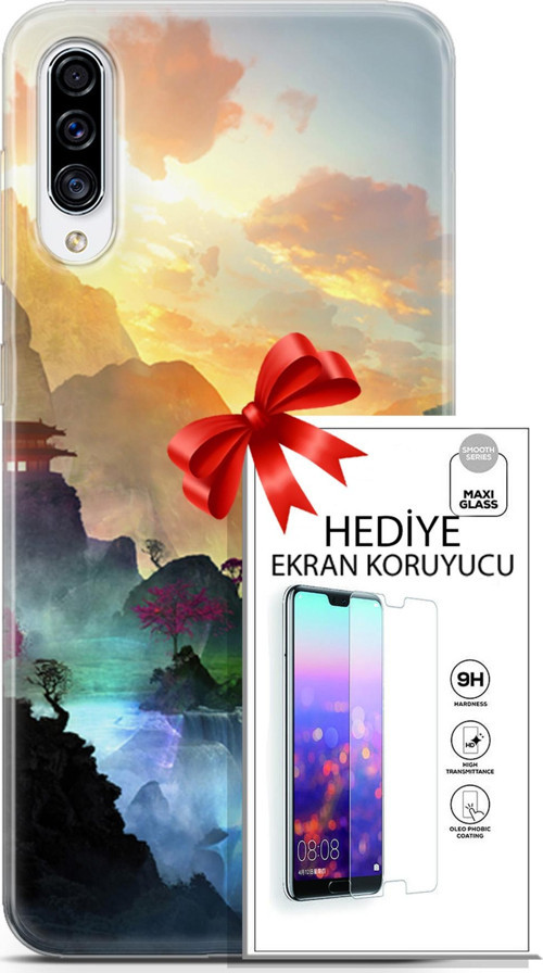 Samsung Galaxy A70S Kılıf Orijinal Seri Neo 06 Cyclops Koruyucu Kapak Ekran Koruyucu