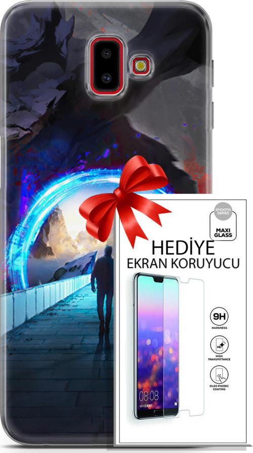 Samsung Galaxy J6 Plus Kılıf Orijinal Seri Neo 20 Punish Renkli Kılıf Ekran Koruyucu