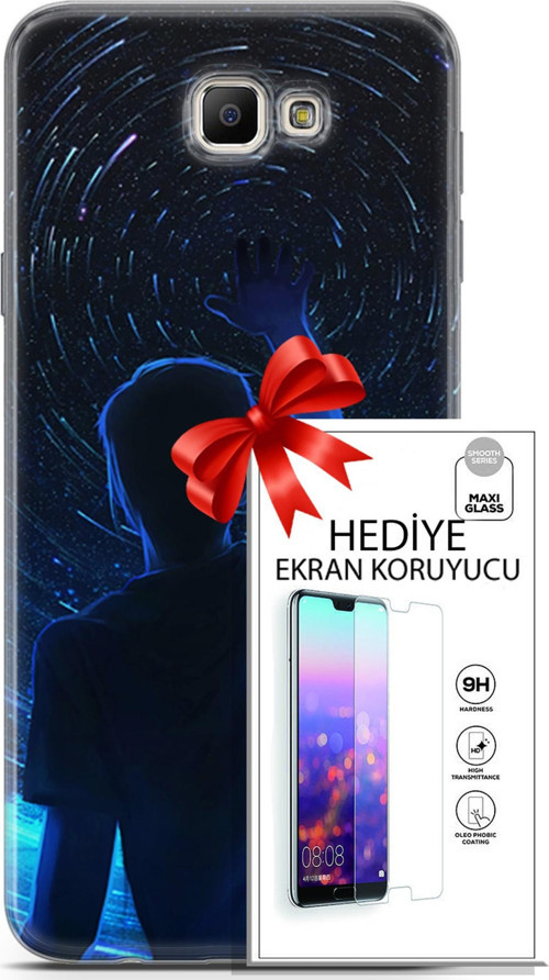 Samsung Galaxy J7 Prime Kılıf Orijinal Seri Neo 14 Batman The Joker Cover Kılıf + Ön Ekran Koruyucu