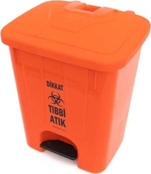 Tıbbi Atık Kovası Pedallı Iç Kovasız 65 Lt