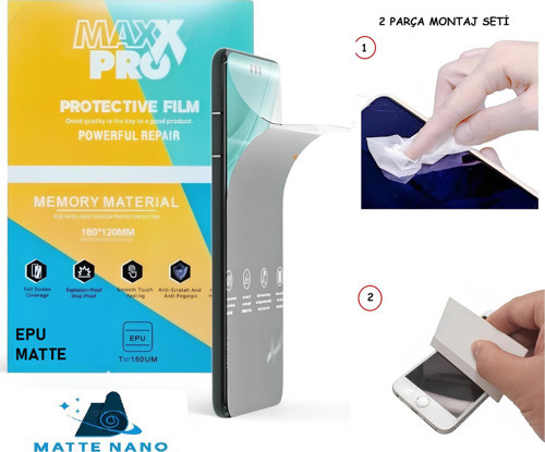 Xiaomi POCO F3 GT NANO Ekran Koruyucu Esnek ULTRA İnce - MAXXPRO - MAT