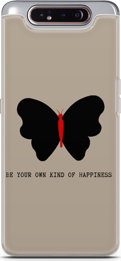 Samsung Galaxy A80 Kılıf Orijinal Seri Typo 21 Be Your Own Kind…. Darbe Önleyici Kapak
