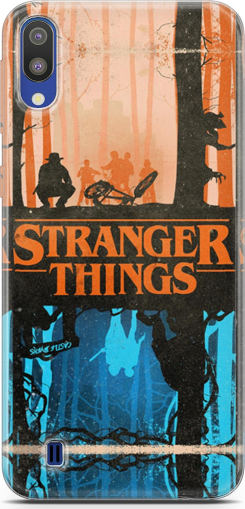 Samsung Galaxy M10 Kılıf Orijinal Seri Typo 13 Stranger Things Case Kapak