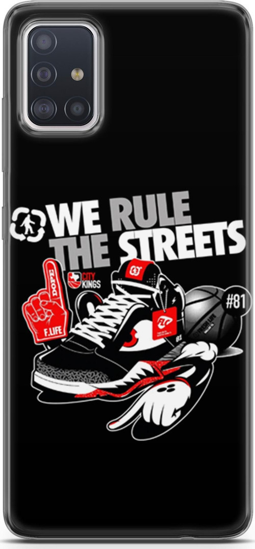 Samsung Galaxy A71 Kılıf Orijinal Seri Typo 25 We Rule The Streets Soyulmayan Kılıf