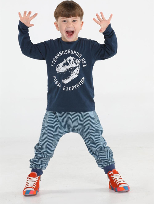 Fossil Erkek Çocuk Baggy Pantolon + T-shirt Takım