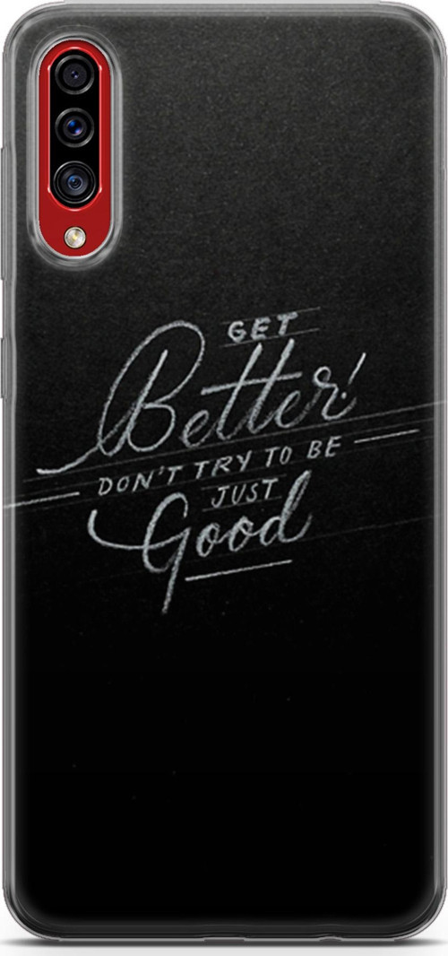 Samsung Galaxy A50S Kılıf Orijinal Seri Typo 10 Get Better Don'T Cry Full Hd Kılıf