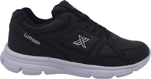 Lutton 251 Unisex Siyah Bağcıklı Koşu Ve Günlük Kullanım Spor Ayakkabı