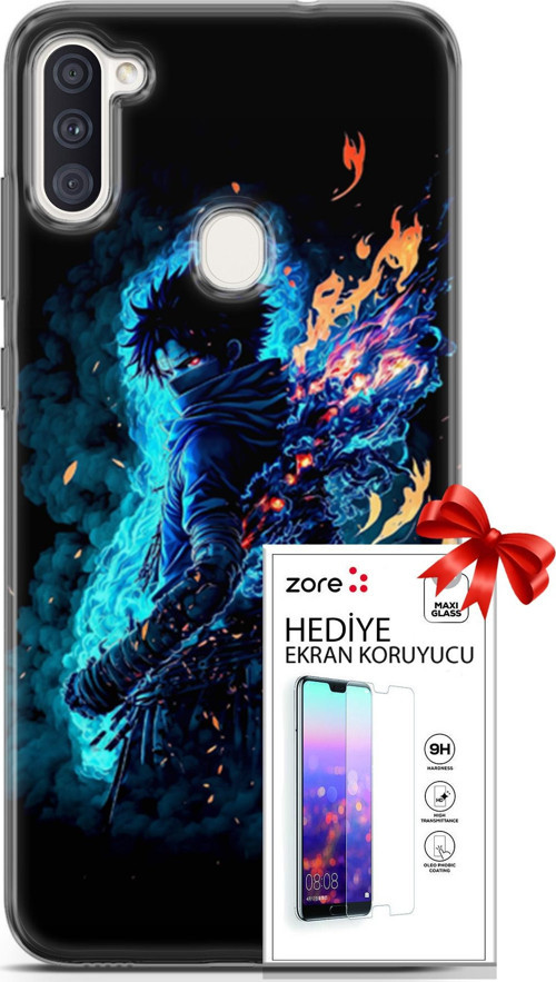 Samsung Galaxy M11 Kılıf Orijinal Seri Supers 16 My Hero Anime Hediyelik Kılıf Ve Ekran Koruyucu