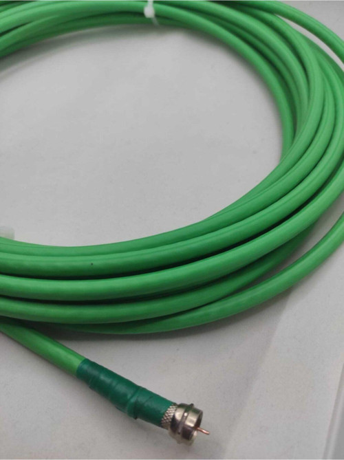 40 Metre Yeşil Uydu Anten Kablosu Uçları Takılı Rg6 U4 64 Telli Uhd 4 K