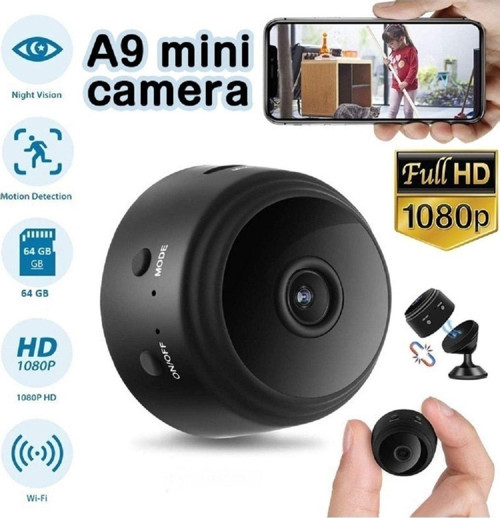 A9 Mini Ip Kamera 1080P Güvenlik Kamerası Magnetik Kablosuz Kamera