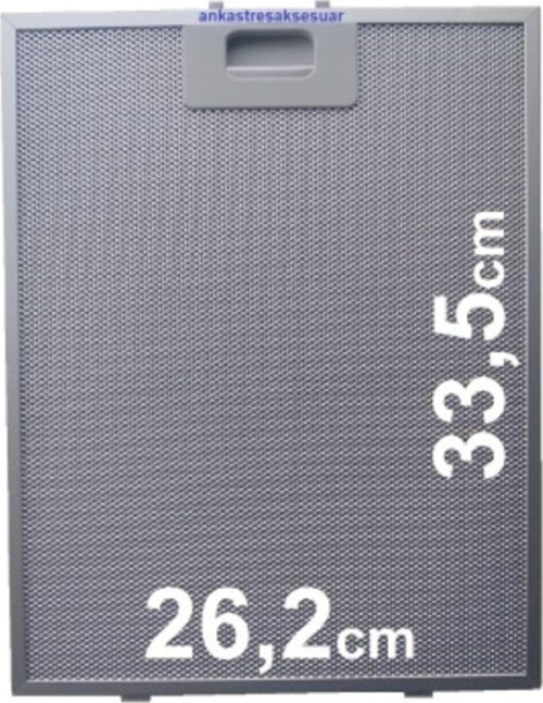 Ala 520 I Davlumbaz Filtre 26,2X33,5Cm Aspiratör Yağ Filtresi Orijinal 9189204750