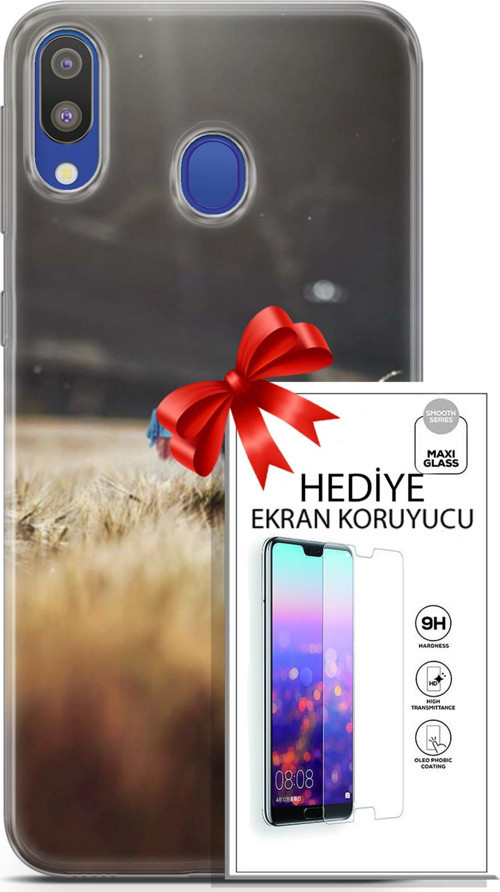 Samsung Galaxy M20 Kılıf Orijinal Seri Pubg 03 Ana Karakter Arka Kapak + Ekran Koruyucu
