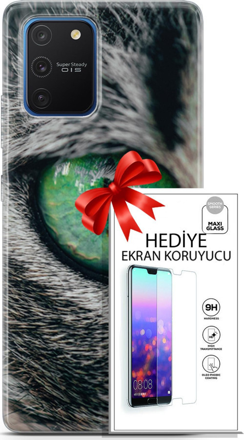 Samsung Galaxy S10 Lite Kılıf Orijinal Seri Scotish-British 28 Göz Detay İz Bırakmayan Kılıf +Ekran Koruyucu
