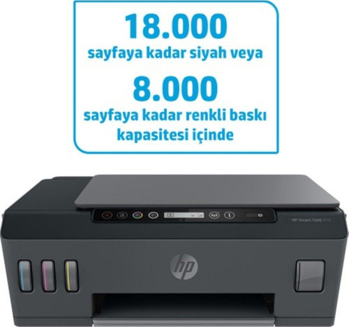 Smart Tank 515 Wireless All-İn-One Yazıcı, Baskı, Tarama, Kopyalama, Kablosuz, Pdf'Ye Tarama, 1T