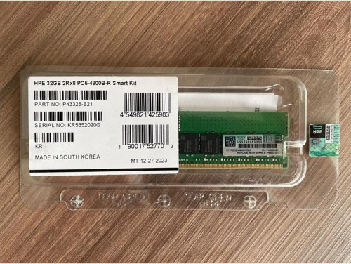 32Gb (1X32Gb) Dual Rank X8 Ddr5-4800 Cas-40-39-39 Ec8 Registered Smart Memory Kit