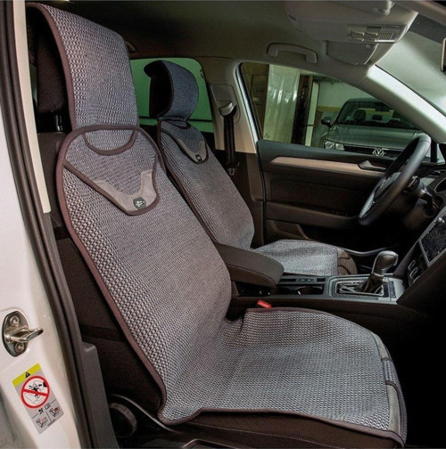 Renault Tüm Modellerine Uyumlu Senturk Auto Kilim Minder 2 Li Set Ön Koltuklara Füme Gri