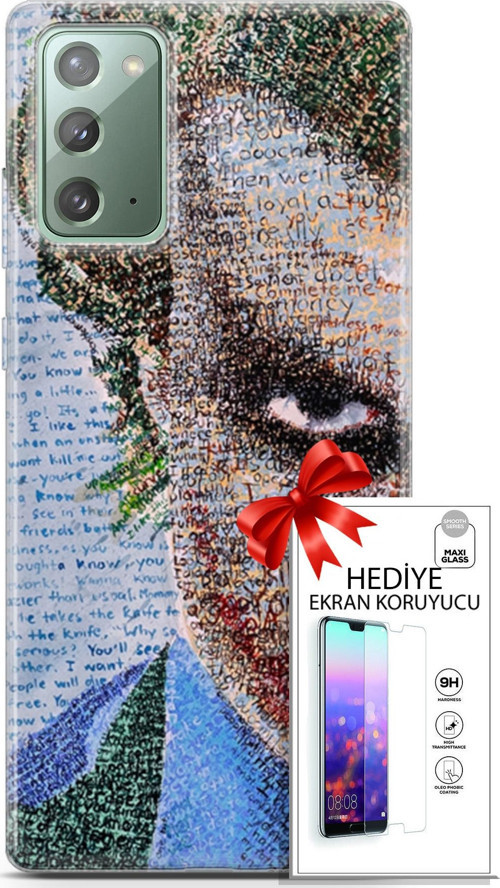 Samsung Galaxy Note 20 Kılıf Orijinal Seri Cardano 10 Joker Full Hd Kılıf + Ekran Koruyucu