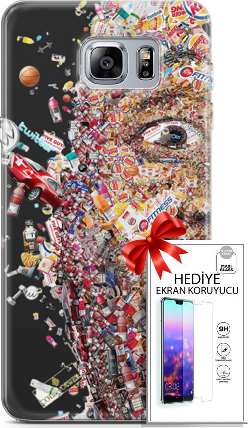 Samsung Galaxy Note 5 Kılıf Orijinal Seri Cardano 09 Fitness Uv Kılıf Ve Ekran Koruyucu