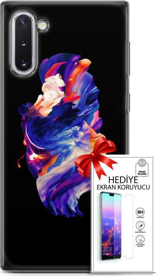 Samsung Galaxy Note 10 Kılıf Orijinal Seri Cardano 12 Wallpapaer Tasarım Kılıf + Ekran Koruyucu