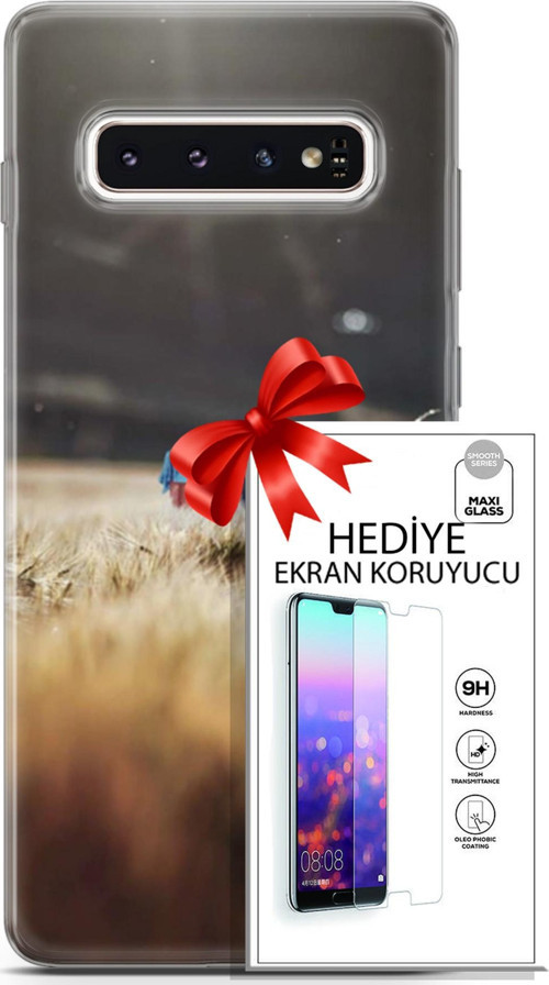 Samsung Galaxy S10 Kılıf Orijinal Seri Pubg 03 Ana Karakter Arka Kapak + Ekran Koruyucu