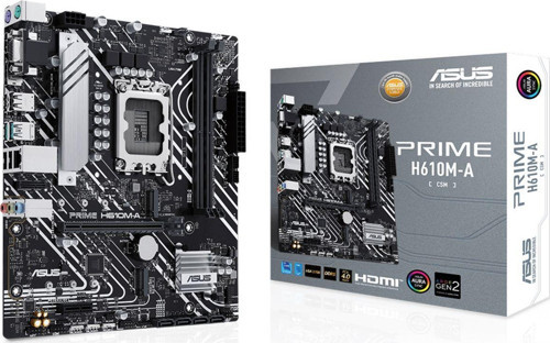 Prime H610M-A-Csm Intel Soket Lga1700 Ddr5 5600Mhz Matx Anakart