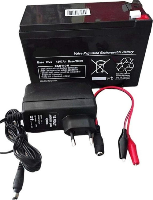 12 Volt Babyhope 4040 Bugo Bugatti Uzaktan Kumandalı Akülü Çocuk Arabası Için Akü Ve Şarj Adaptörü